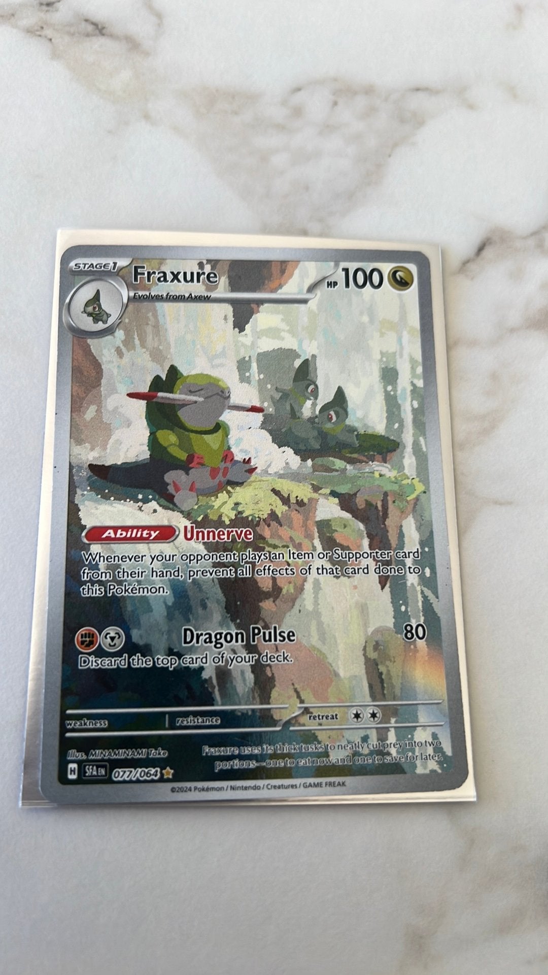 Full art fraxure, Ophalen of Verzenden, Zo goed als nieuw