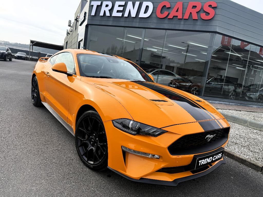 FORD MUSTANG 2.3 ECOBOOST FULL OPTIONS CAM KEYLESS LED AMBI, Autos, Ford, Cuir, Achat, 199 g/km, Euro 6