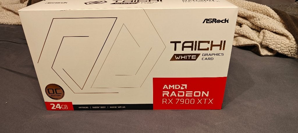 ASRock Taichi Radeon RX 7900 XTX White OC - Videokaart, Informatique & Logiciels, Cartes vidéo, Comme neuf, AMD, PCI-Express 4.0