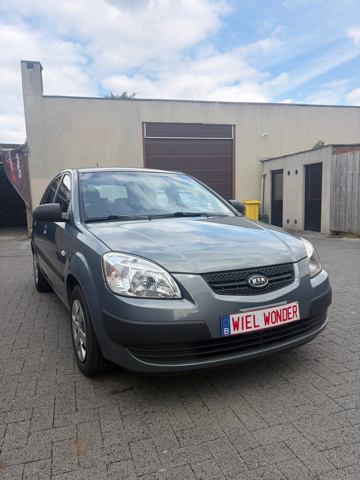KIA Rio, 1.4 benzine, Auto's, Kia, Voorwielaandrijving, Stof, Zwart, Blauw