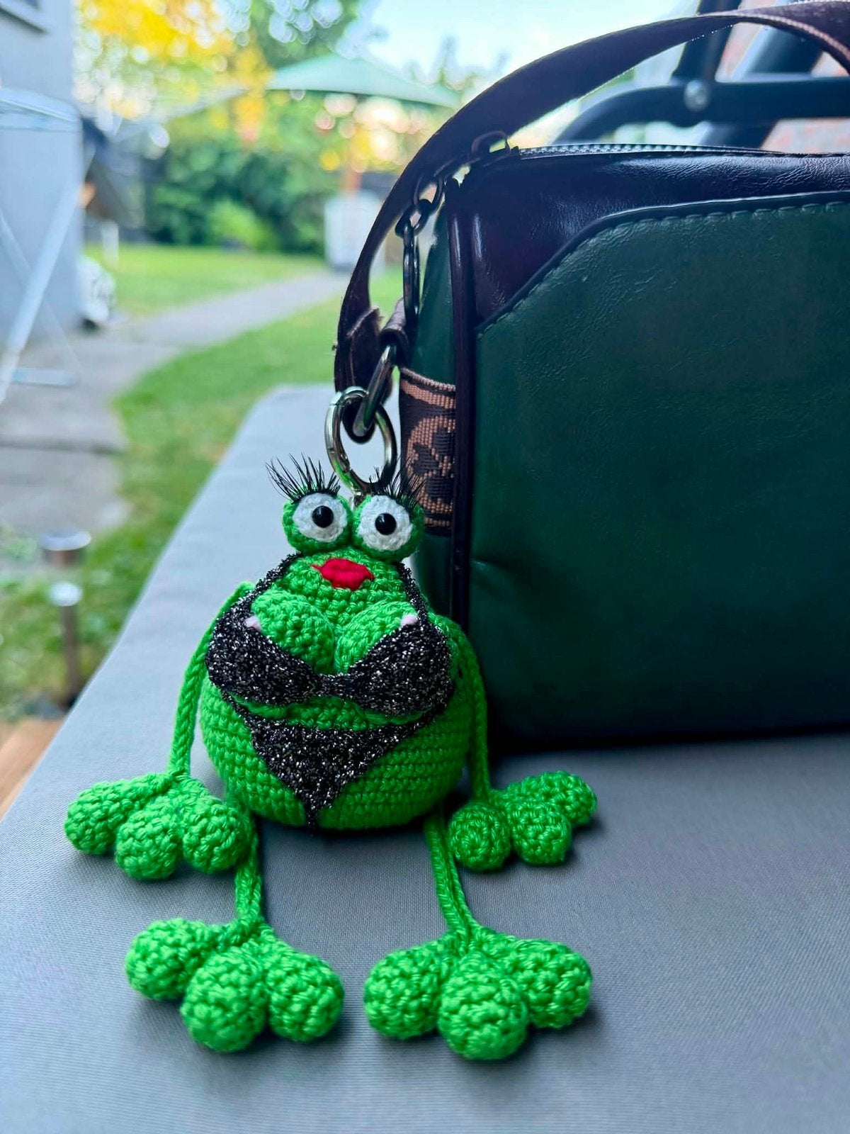 Porte-clés grenouille, Amigurumi, Enlèvement ou Envoi, Neuf