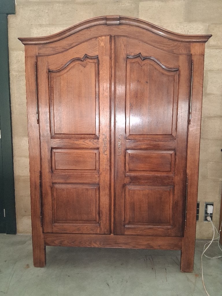 Lade/linnen/kleer-kast, Huis en Inrichting, Kasten | Kleerkasten, 100 tot 150 cm, Rustiek, Eikenhout, Zo goed als nieuw