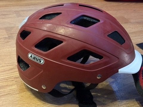 Abus stad fietshelm 58-63 cm, Fietsen en Brommers, Ophalen, Zo goed als nieuw, ABUS, XL