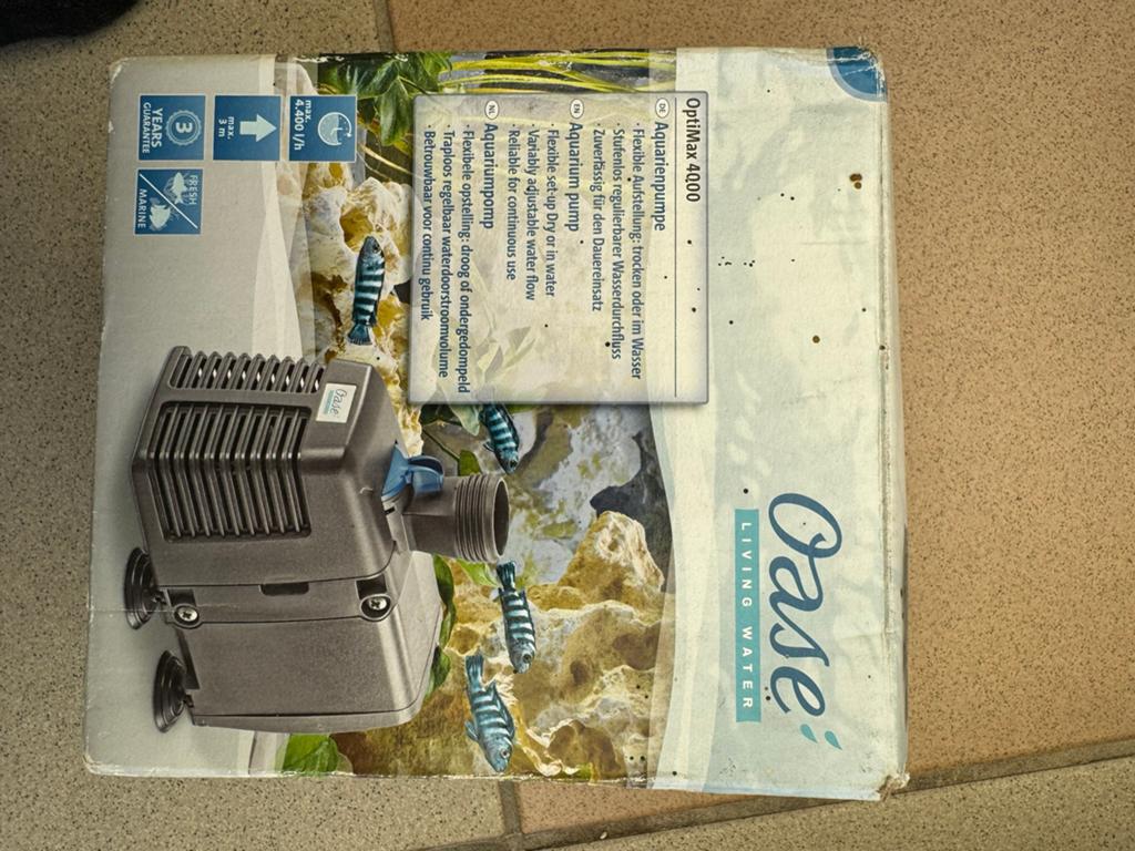 Oase optimax 4000 (nieuw), Enlèvement, Neuf, Oase