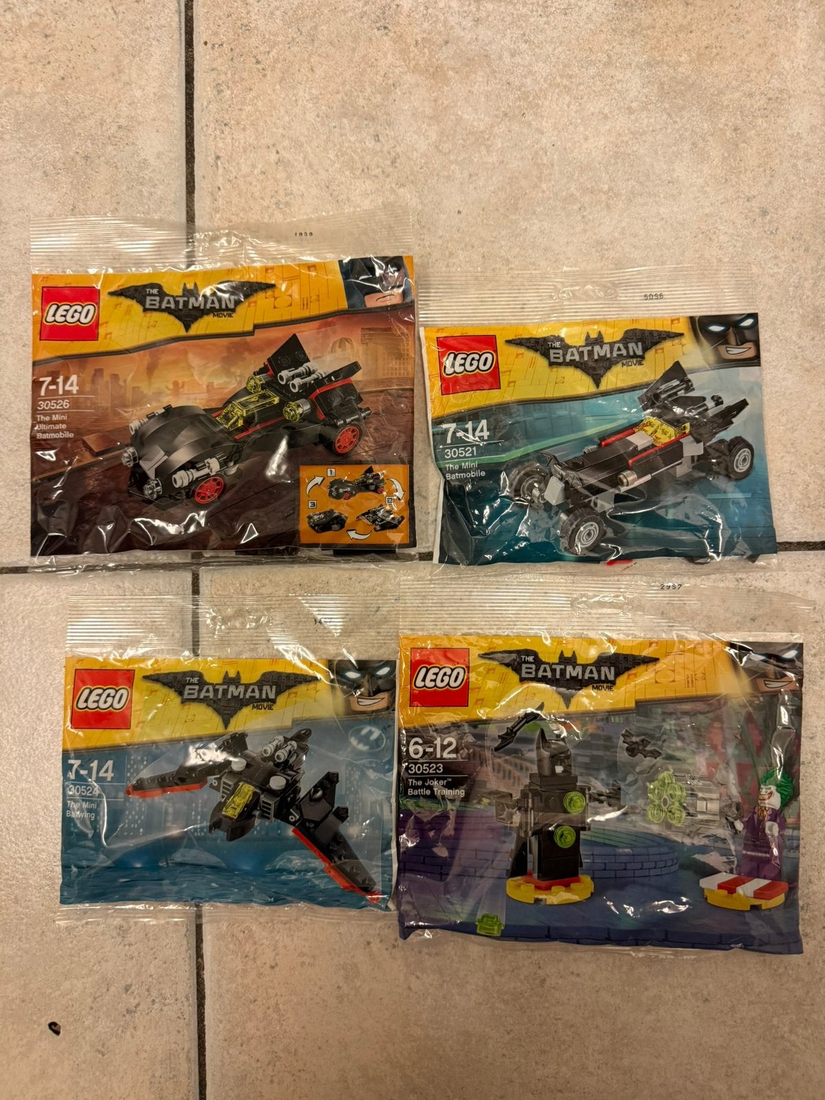 Lego Lot - The Batman Movie Polybags, Lego, Nieuw, Inclusief accessoires, Ophalen of Verzenden