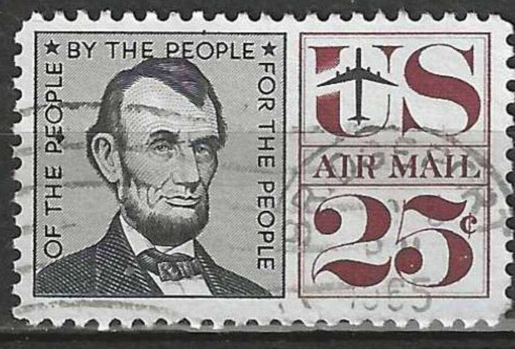 USA 1959/1961 - Yvert 60PA - Abraham Lincoln (ST), Verzenden, Gestempeld