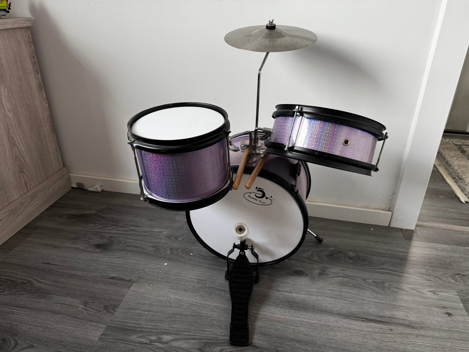 Kinder Drumset, Ophalen, Zo goed als nieuw