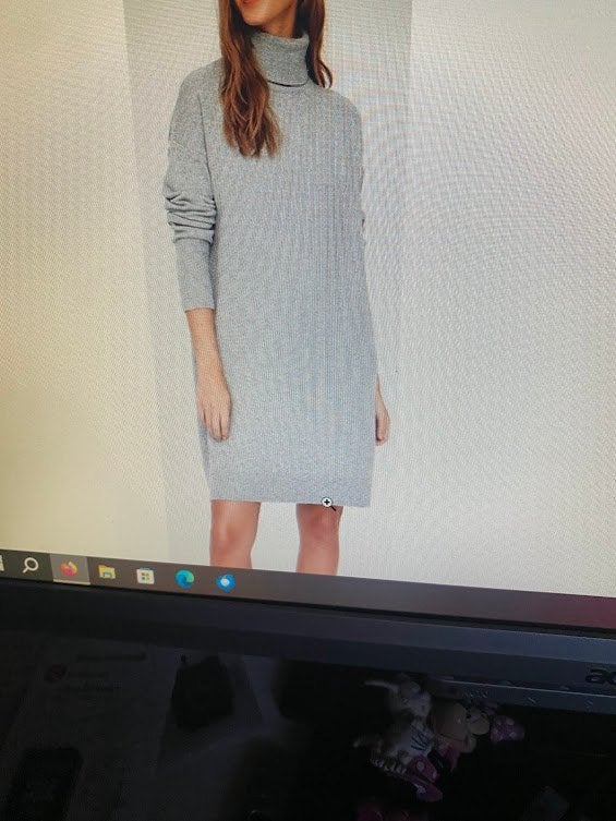 Vero Moda Rollneck Dress Mt S en M, Ophalen of Verzenden, Grijs