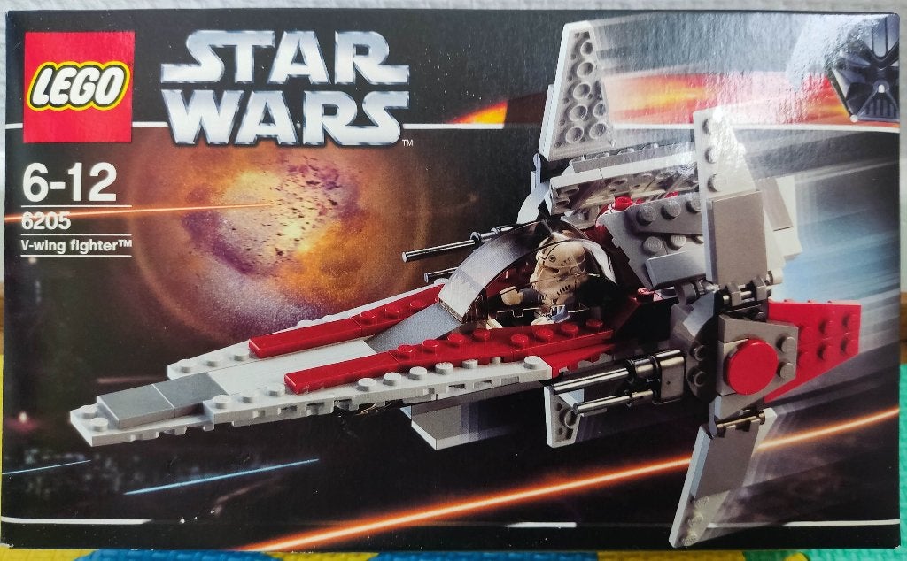 LEGO Star Wars 6205 - V-wing Fighter (2006), Neuf, Lego, Ensemble complet, Complet