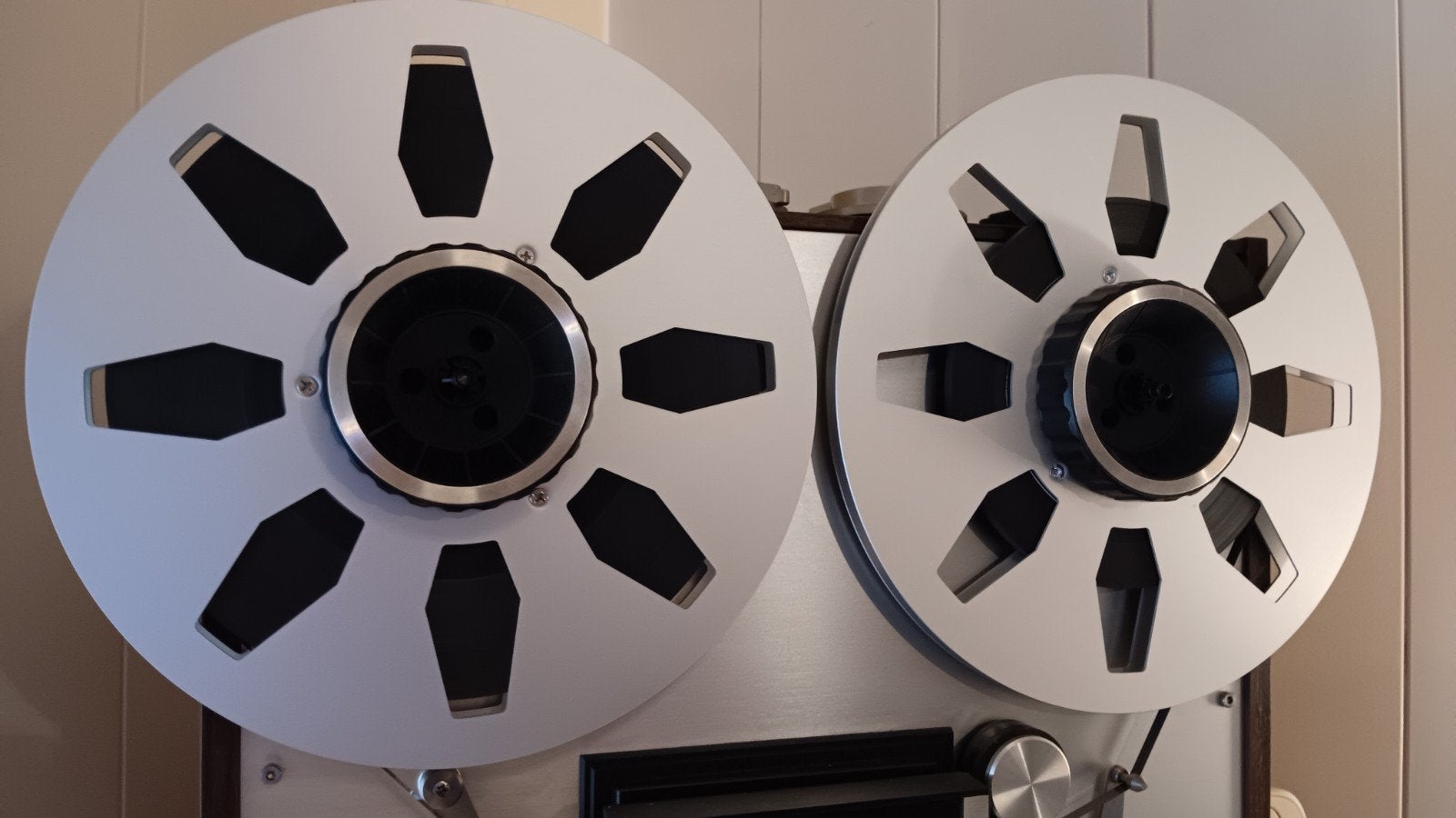 2 metal empty reels 26 cm krasvrij, Audio, Tv en Foto, Bandrecorder, Verzenden
