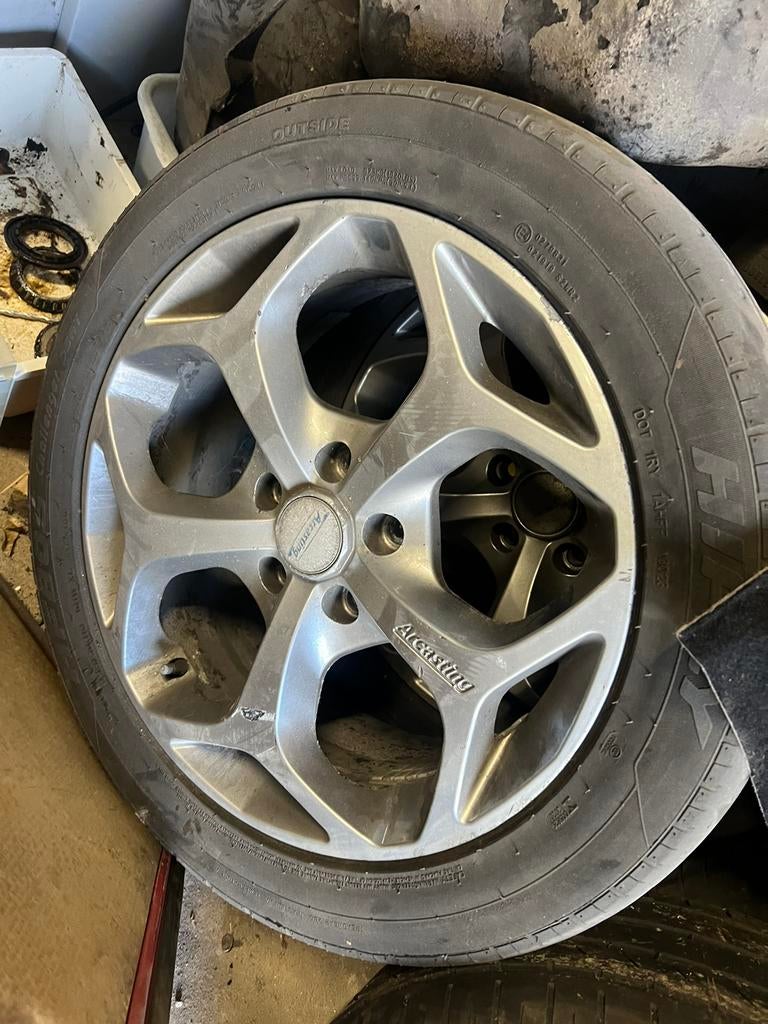 Opel vivaro aluminium velgen bouwjaar 2009, Auto-onderdelen, Banden en Velgen, Ophalen, Band(en)