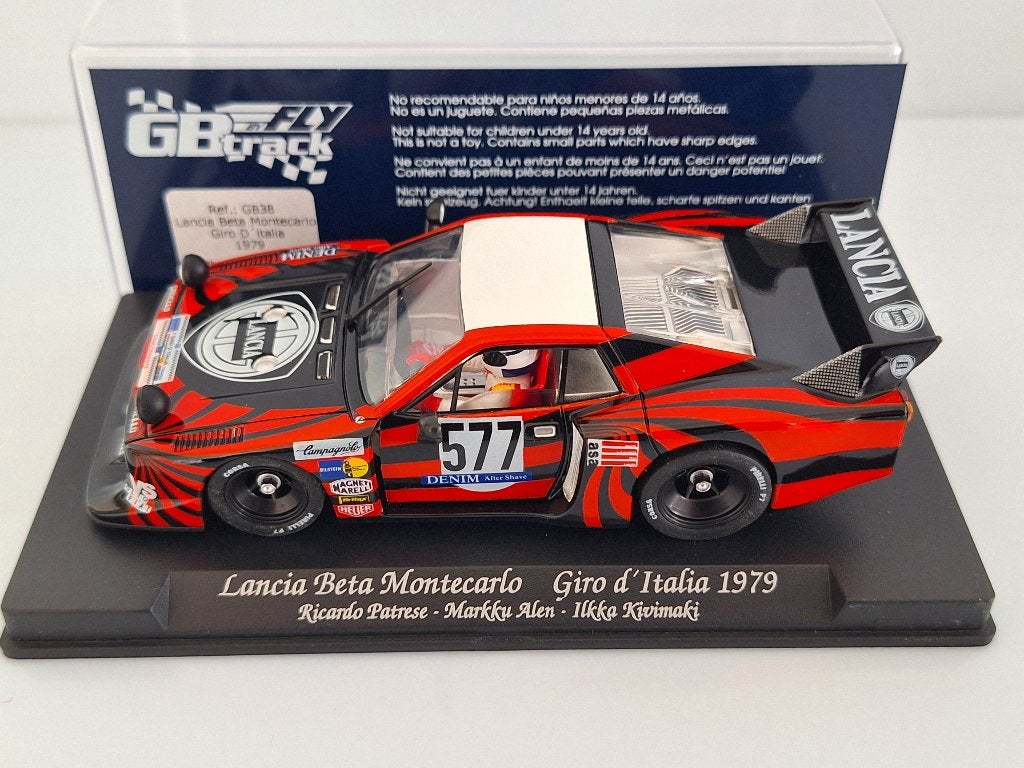 Fly GB Track GB38 Lancia Beta Monte Carlo Tour d'Italie 1979, Neuf, Autres marques, Électrique, Enlèvement ou Envoi