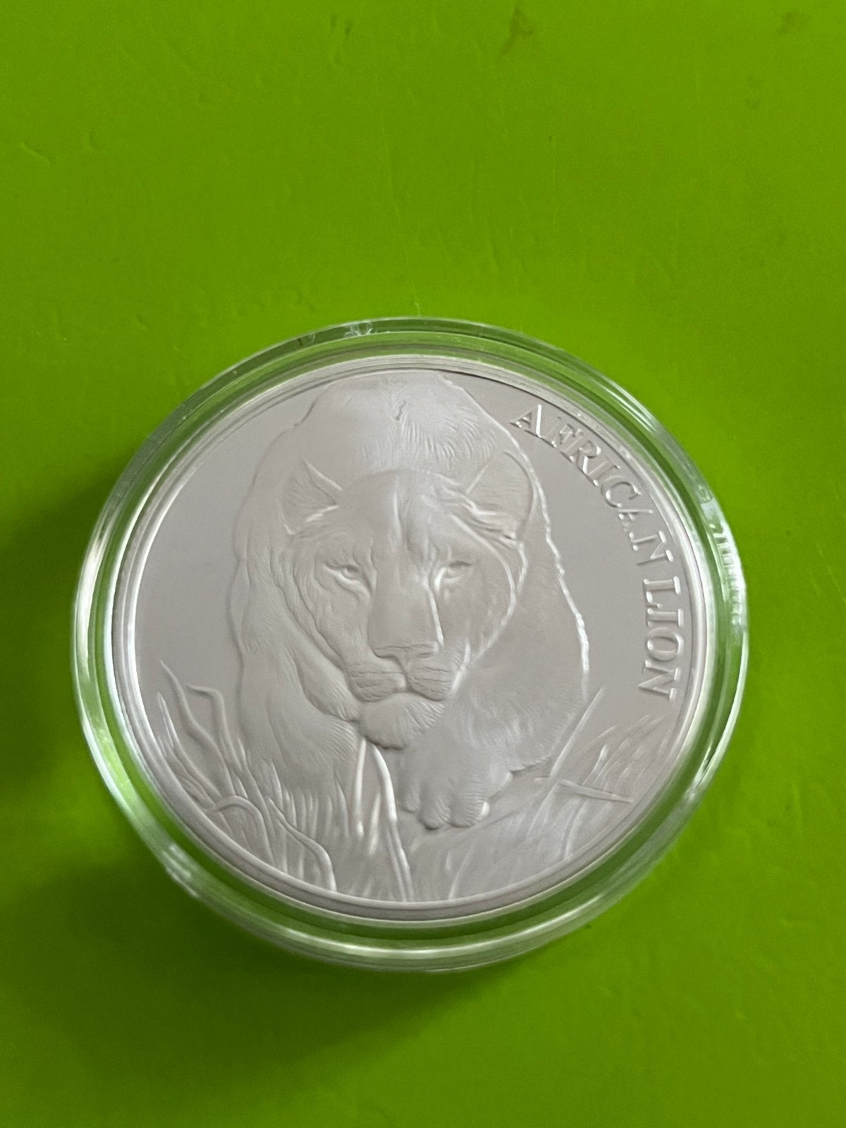 Pièce de 1 oz en argent - Lion d'Afrique 2017 (Tchad) - .999, Enlèvement ou Envoi, Argent