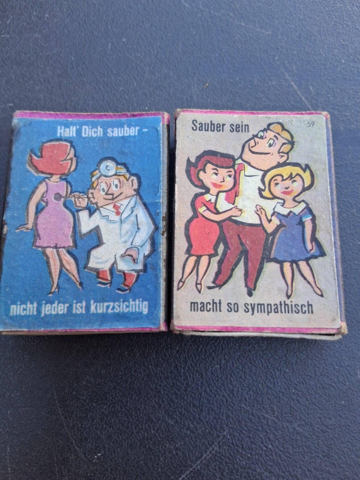 boîtes d'allumettes, Enlèvement