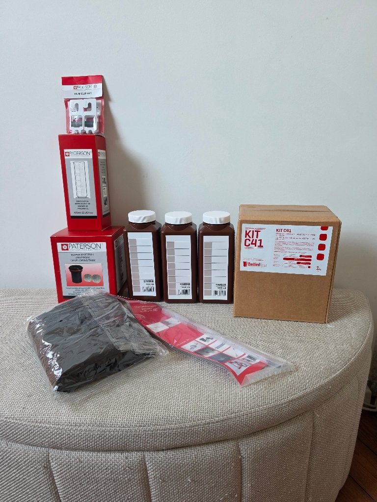 PATERSON C41 ontwikkelingskit + tas voor donkere kamers, Ophalen, Nieuw, Paterson, Complete dokaset