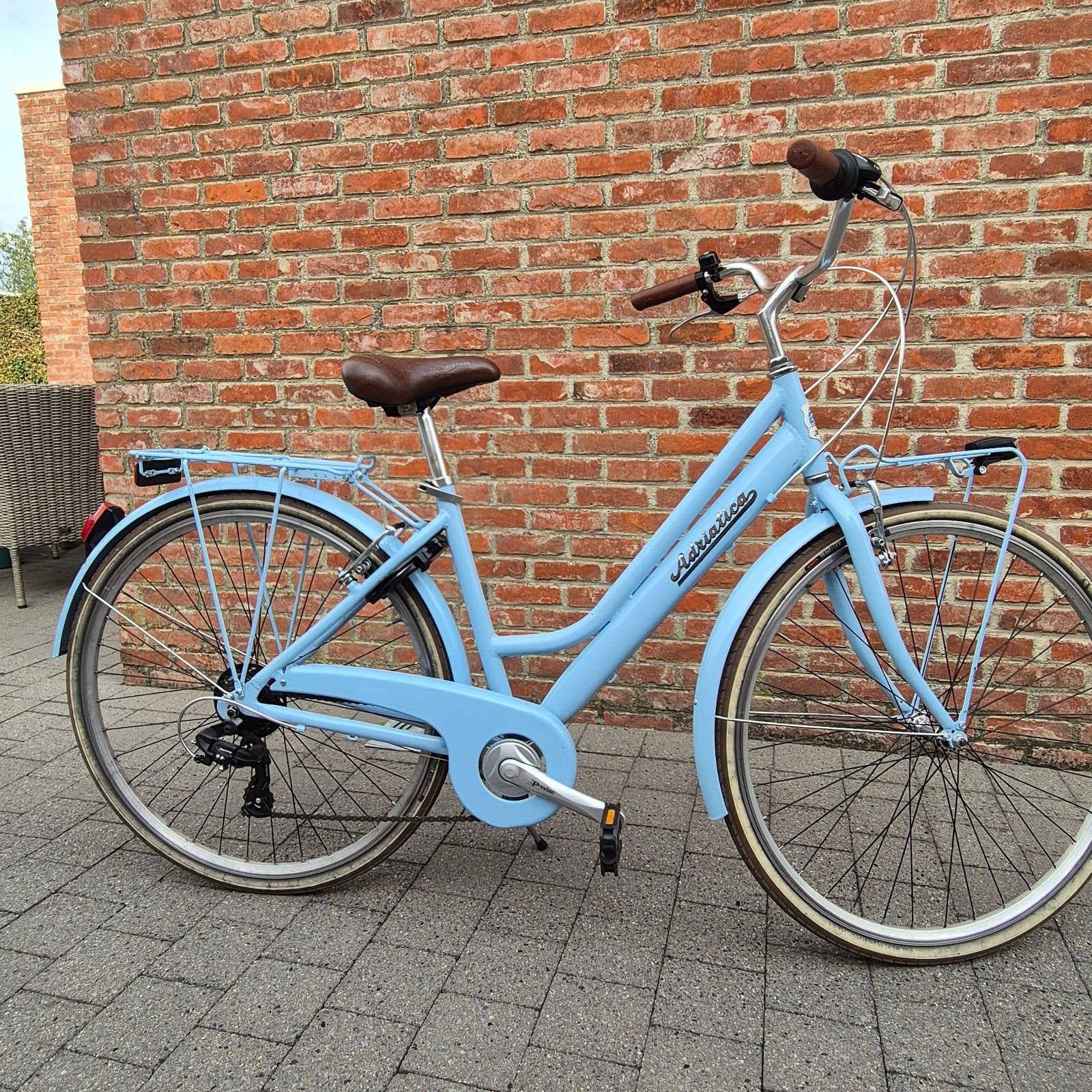 Meisjes Fiets, Fietsen en Brommers, Ophalen, Gebruikt, Velgrem, Versnellingen