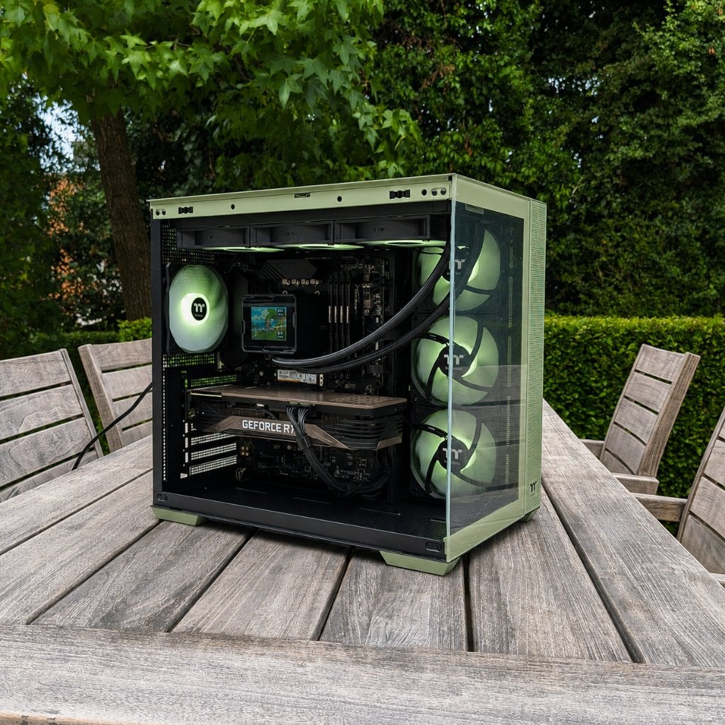 Gaming PC - Matcha green  | RTX 3080 | 5800X | 32GB | 1TB, Informatique & Logiciels, Ordinateurs de bureau, Neuf, 4 Ghz ou plus