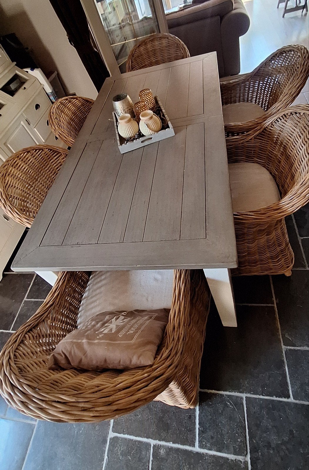 landelijke tafel, Huis en Inrichting, Complete eetkamers, Ophalen