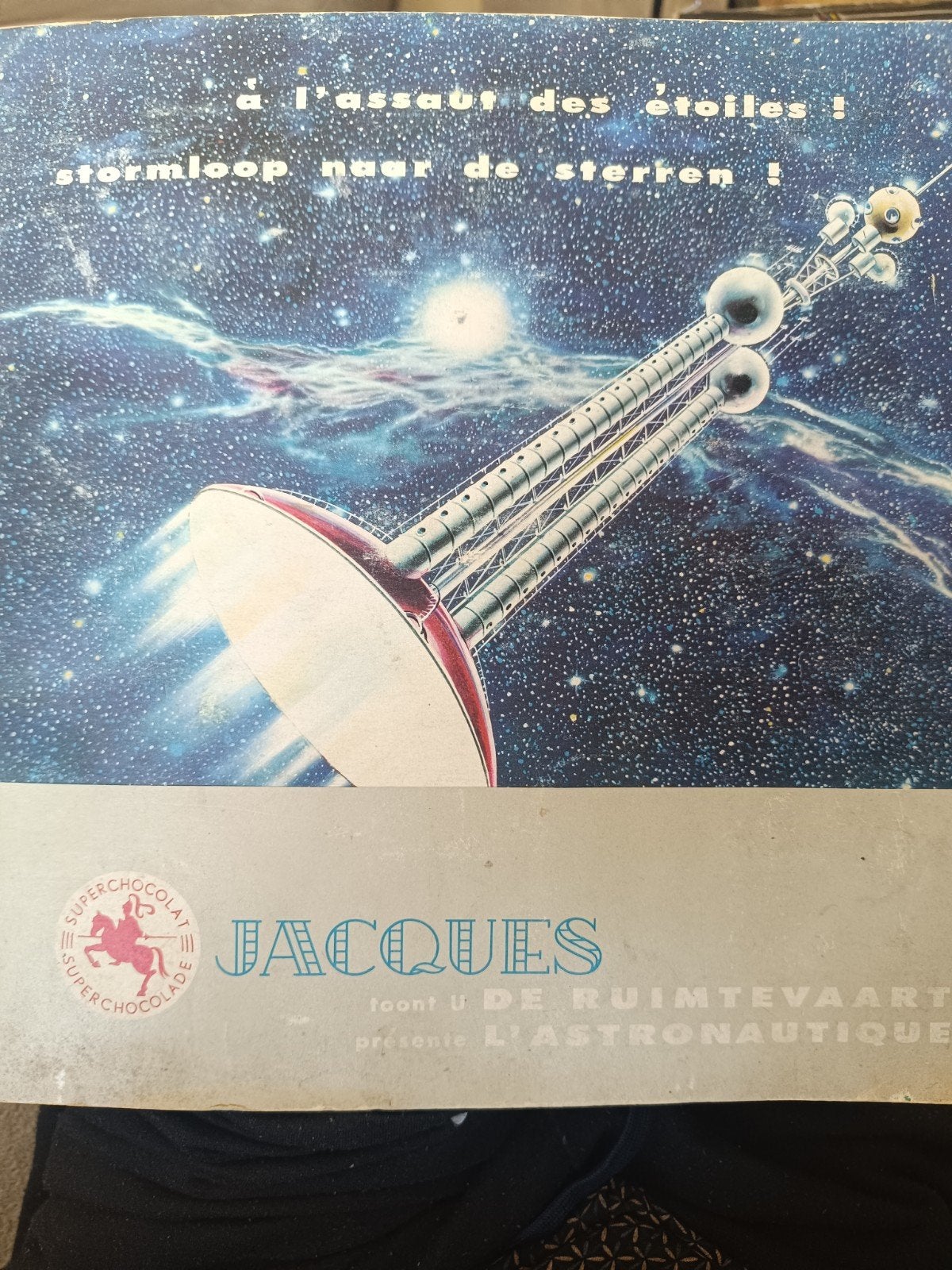 vintage sticker boek 1964 compleet(stormloop naar de sterren, Enlèvement