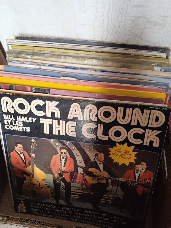 Vinyles lot grand format, Enlèvement, Utilisé