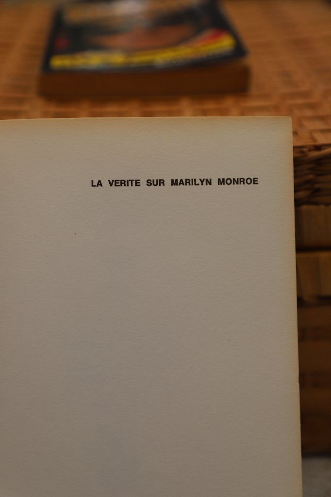 Livre Marilyn Monroe, Enlèvement, Utilisé, Autre