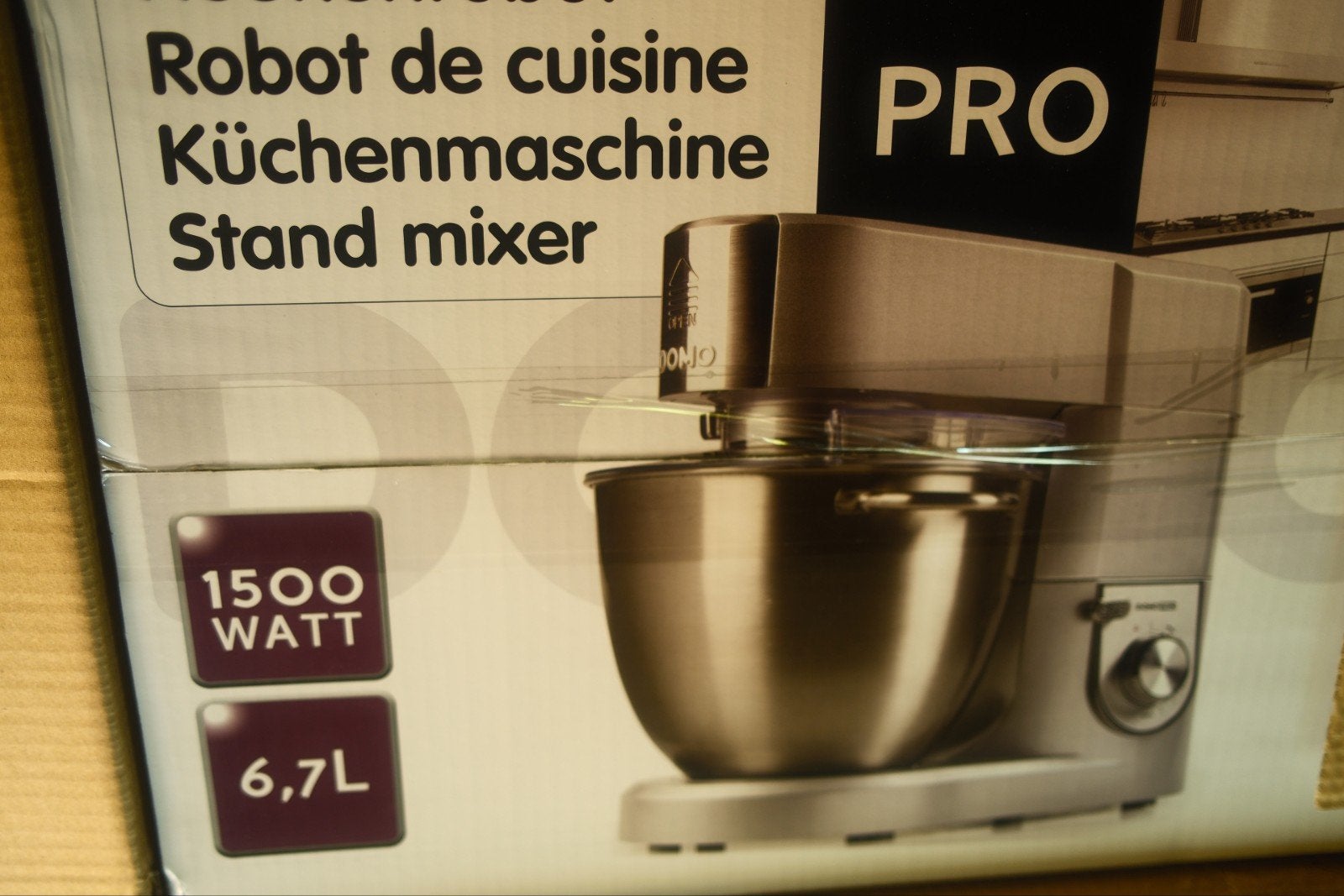 Domo keukenrobot pro, Elektronische apparatuur, 4 liter of meer, Ophalen, Nieuw, 3 snelheden of meer