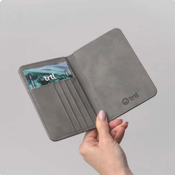 TRTL travel wallet / reisportefeuille - Nieuw!, Handtassen en Accessoires, Ophalen, Nieuw, Grijs, Overige merken
