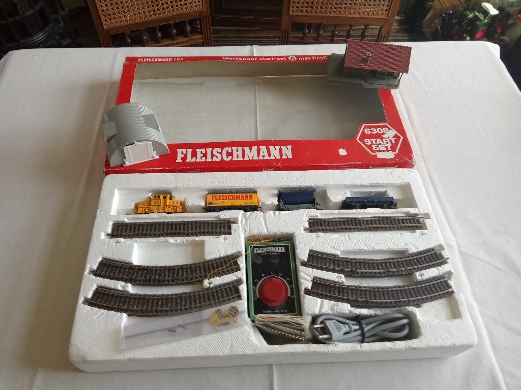 Fleischmann trein starter set 6308 in goede staat., Ophalen of Verzenden, Zo goed als nieuw, Treinset, Fleischmann