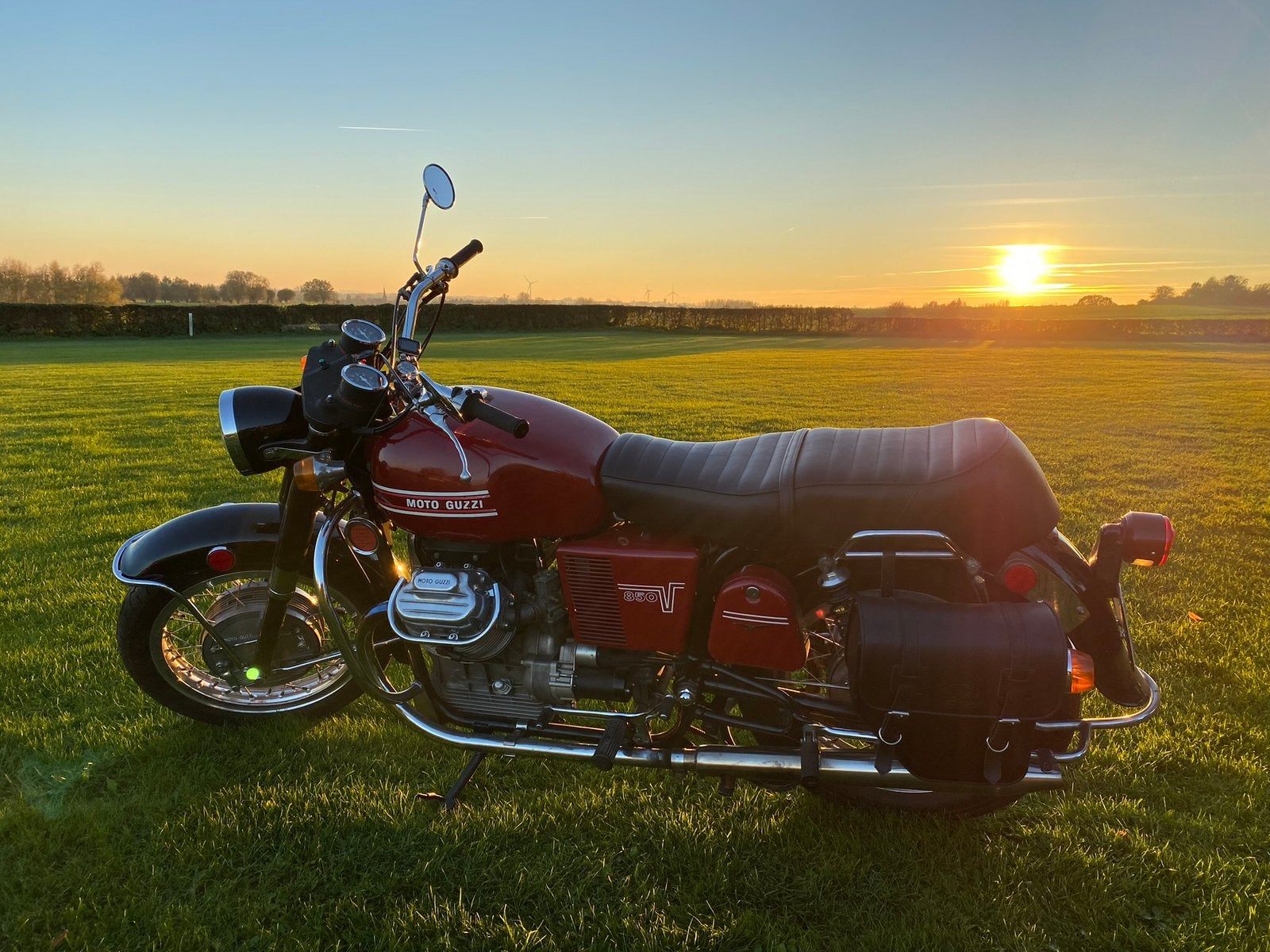 Moto Guzzi V7 850 GT oldtimer, Motoren, Motoren | Oldtimers, Toermotor, meer dan 35 kW, 2 cilinders, Ophalen