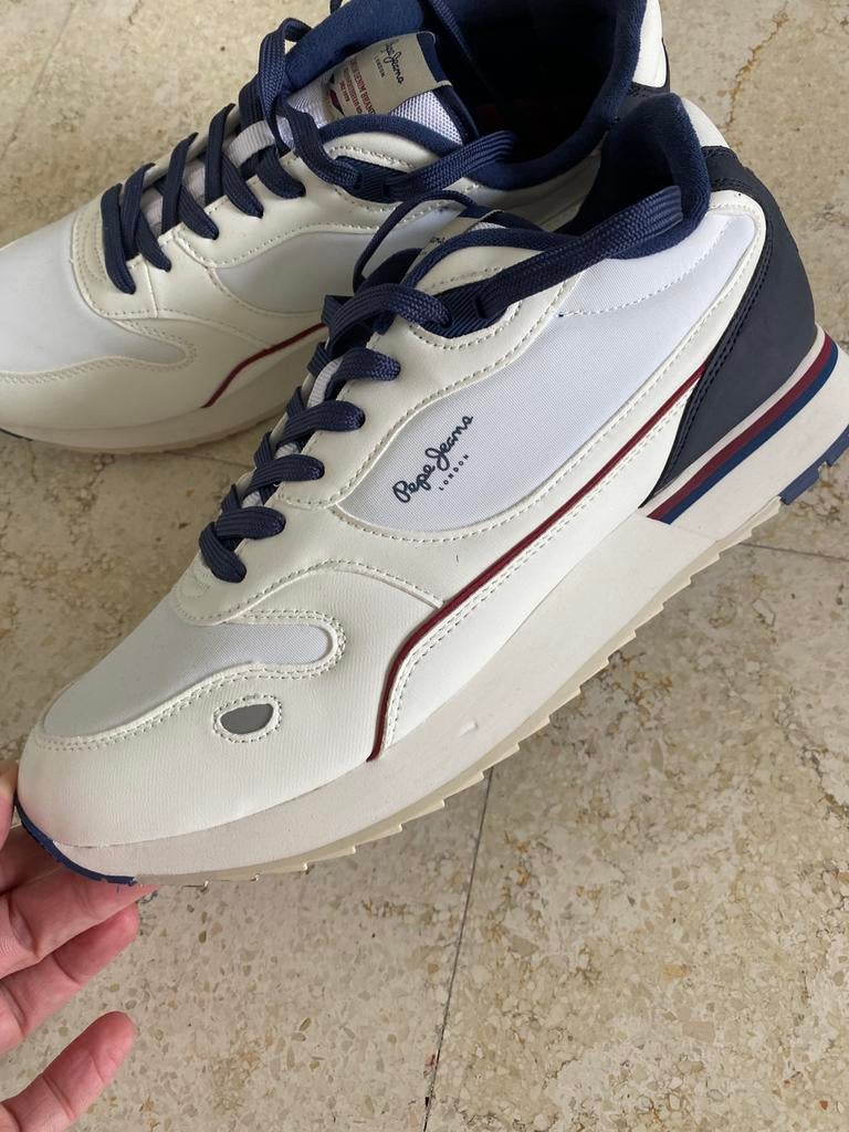 Schoenen sneakers nieuw pepe jeans, Verzenden, Zo goed als nieuw, Blauw, Sneakers