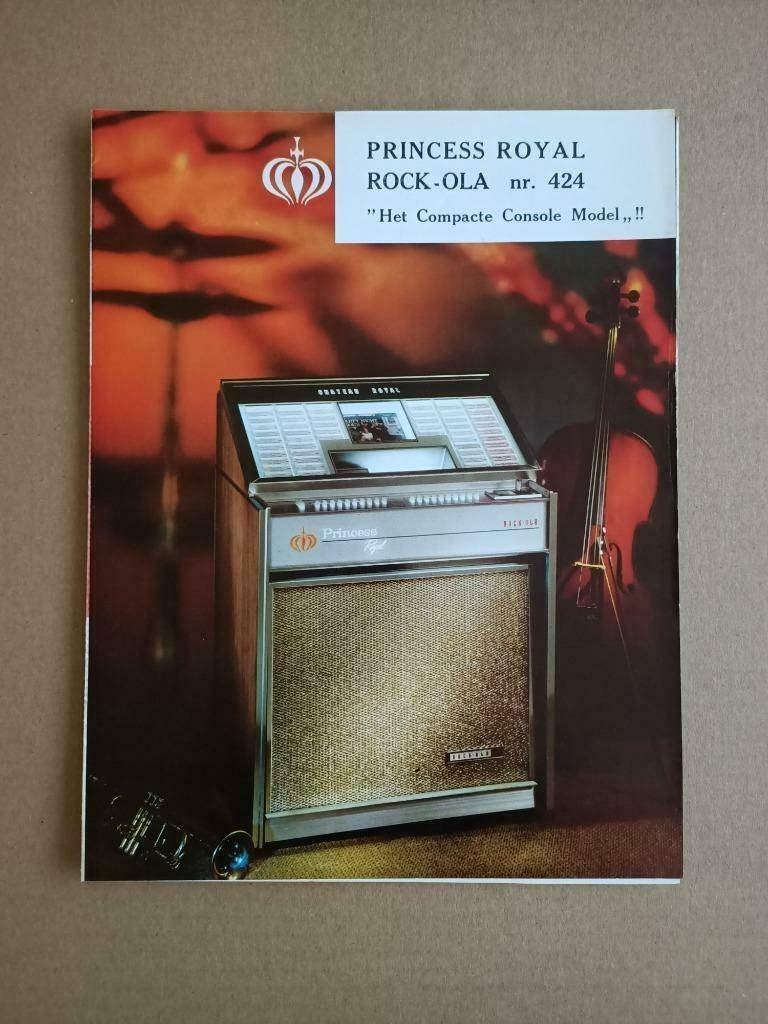 Folder: Rock-Ola 424 Princess Royal (1965) jukebox, Verzamelen, Ophalen of Verzenden