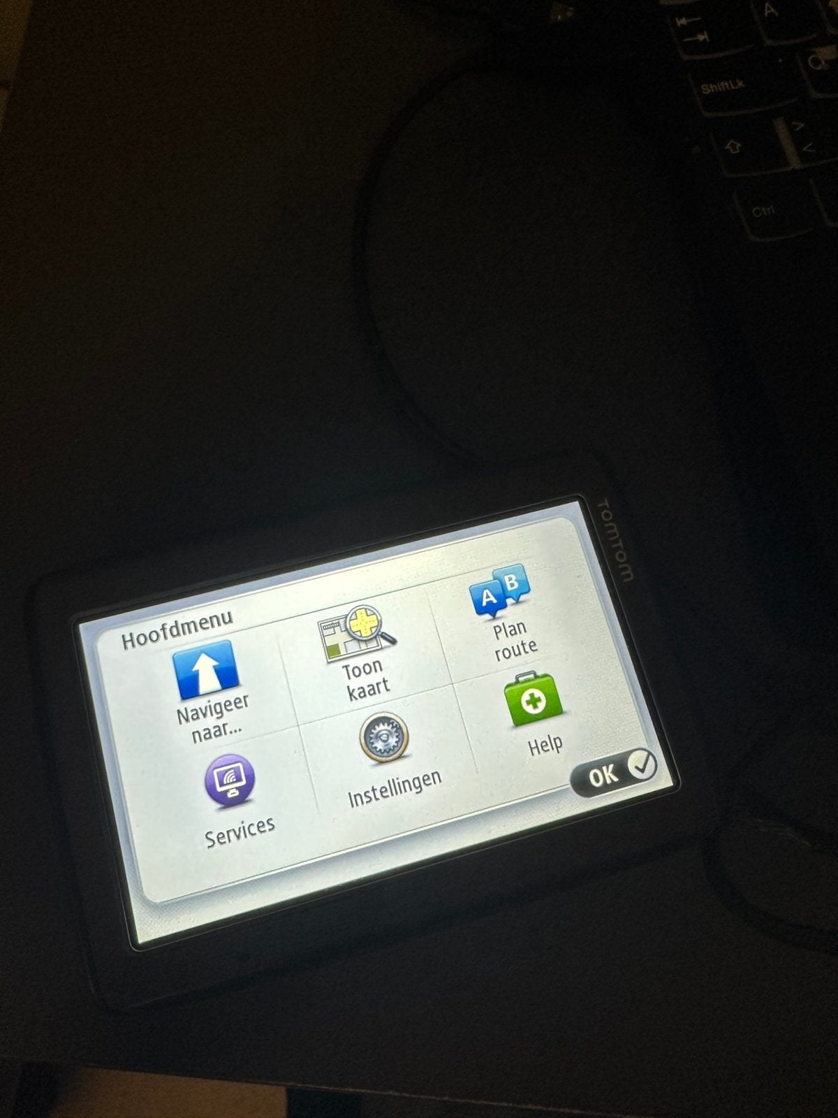 Ancien GPS Tomtom, Enlèvement, Utilisé