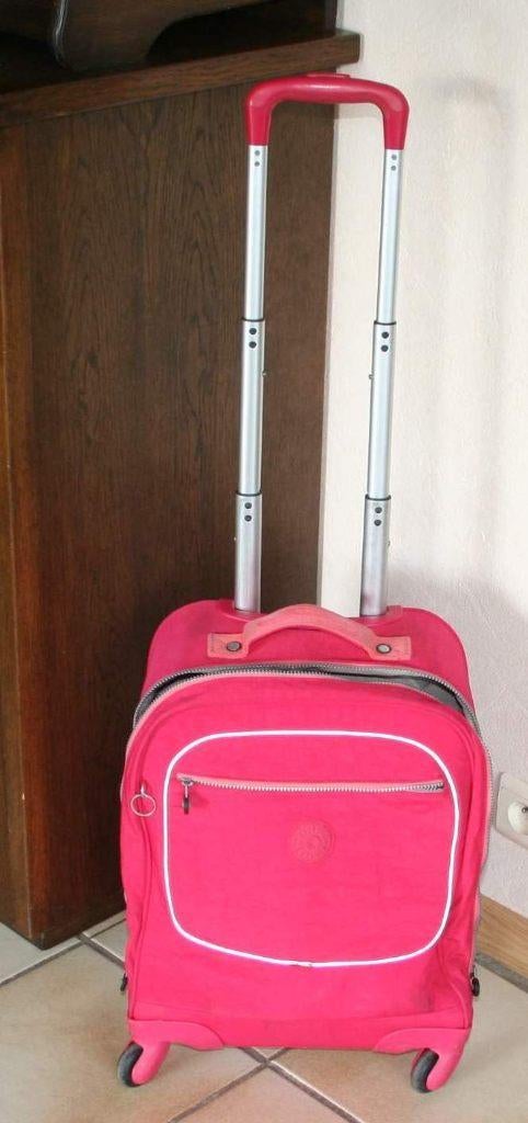 Kipling Trolley boekentas met 4 wielen + aap in TOP staat, Diversen, Ophalen of Verzenden, Gebruikt