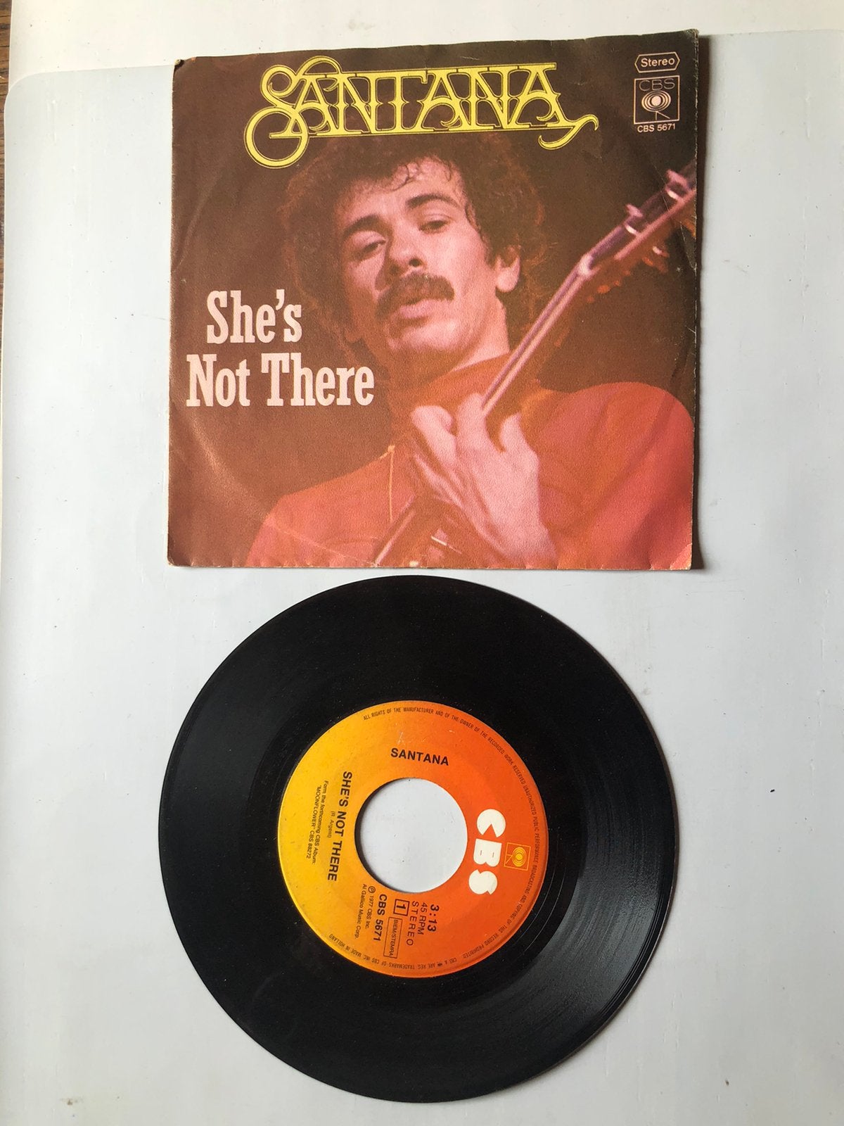 Santana: she's not there ( 1977), Verzenden, Gebruikt