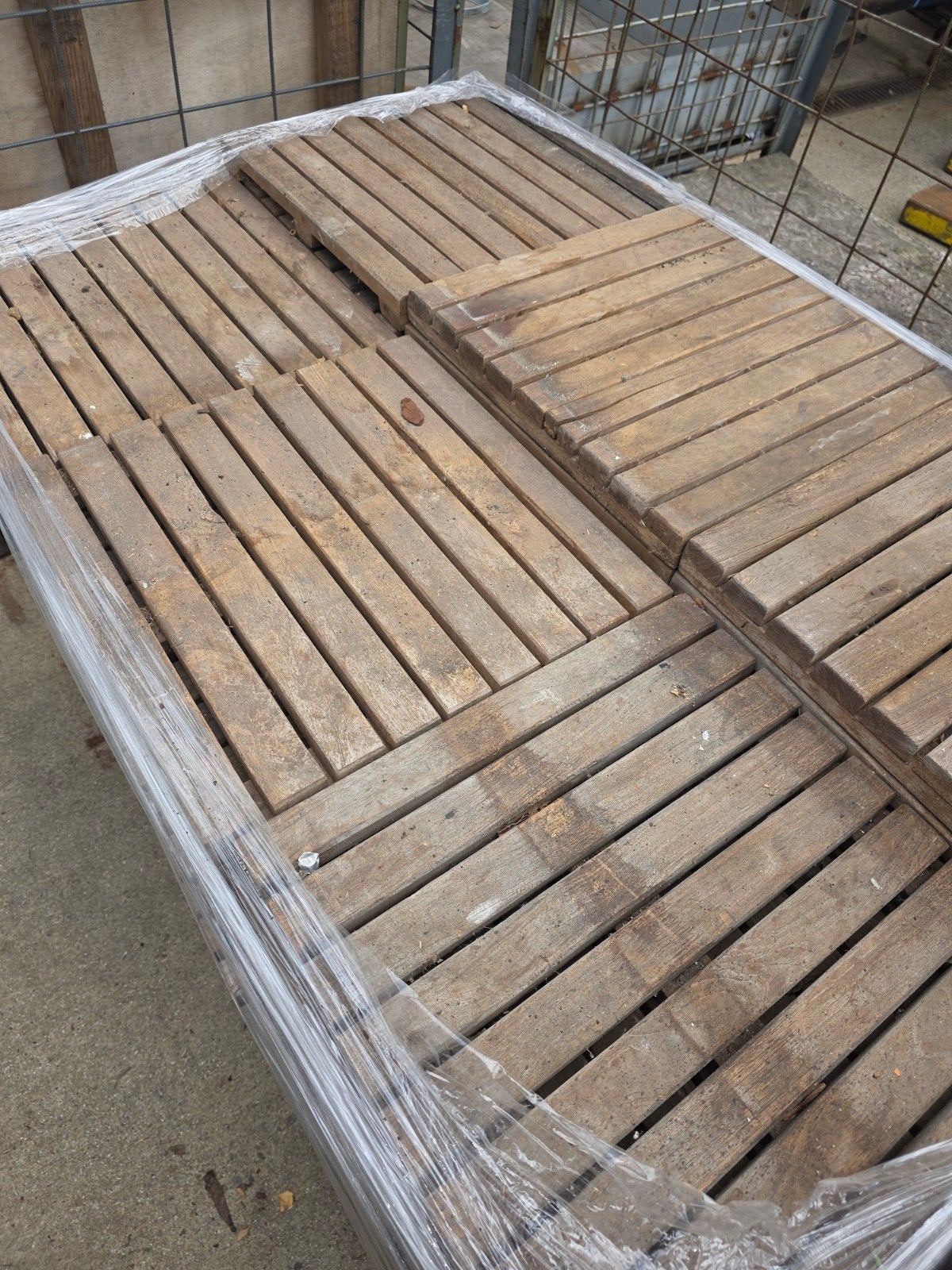 Teak tuintegels 30x30, Tuin en Terras, Ophalen
