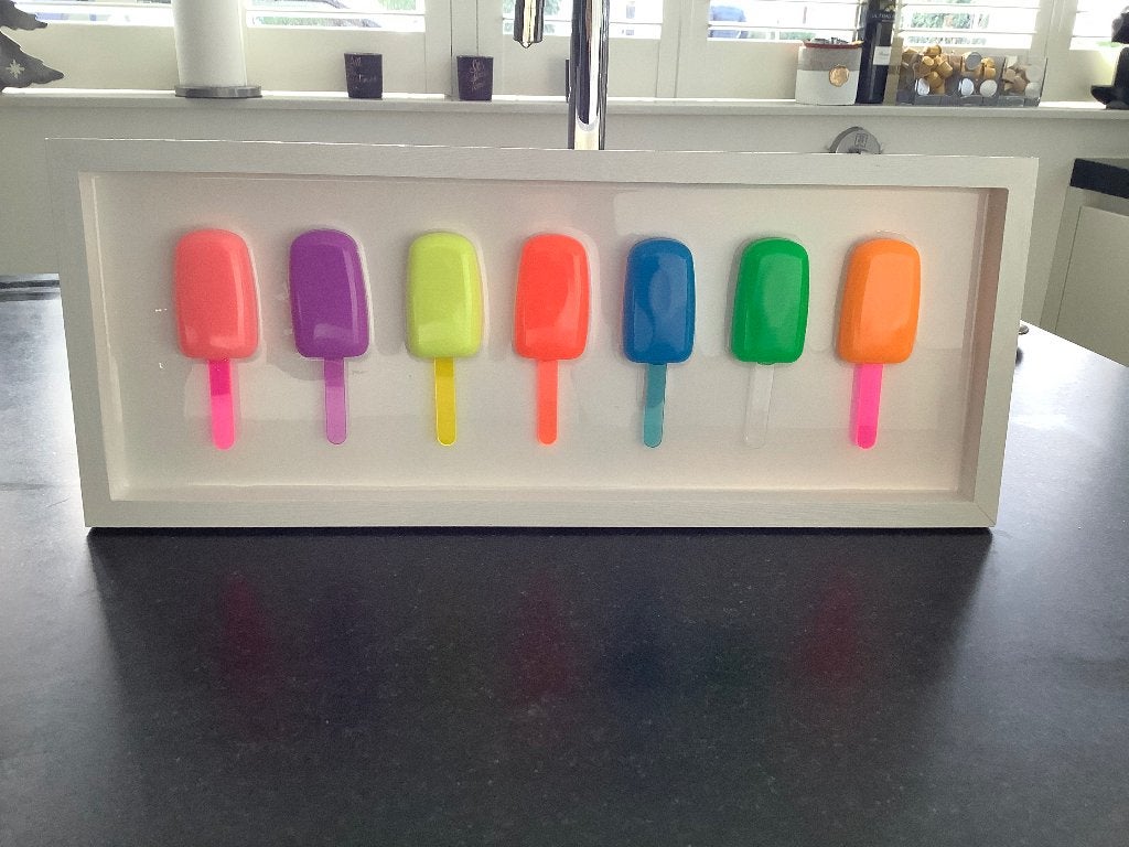 Handmade 3D Icecream Walldecoration, Envoi, Neuf