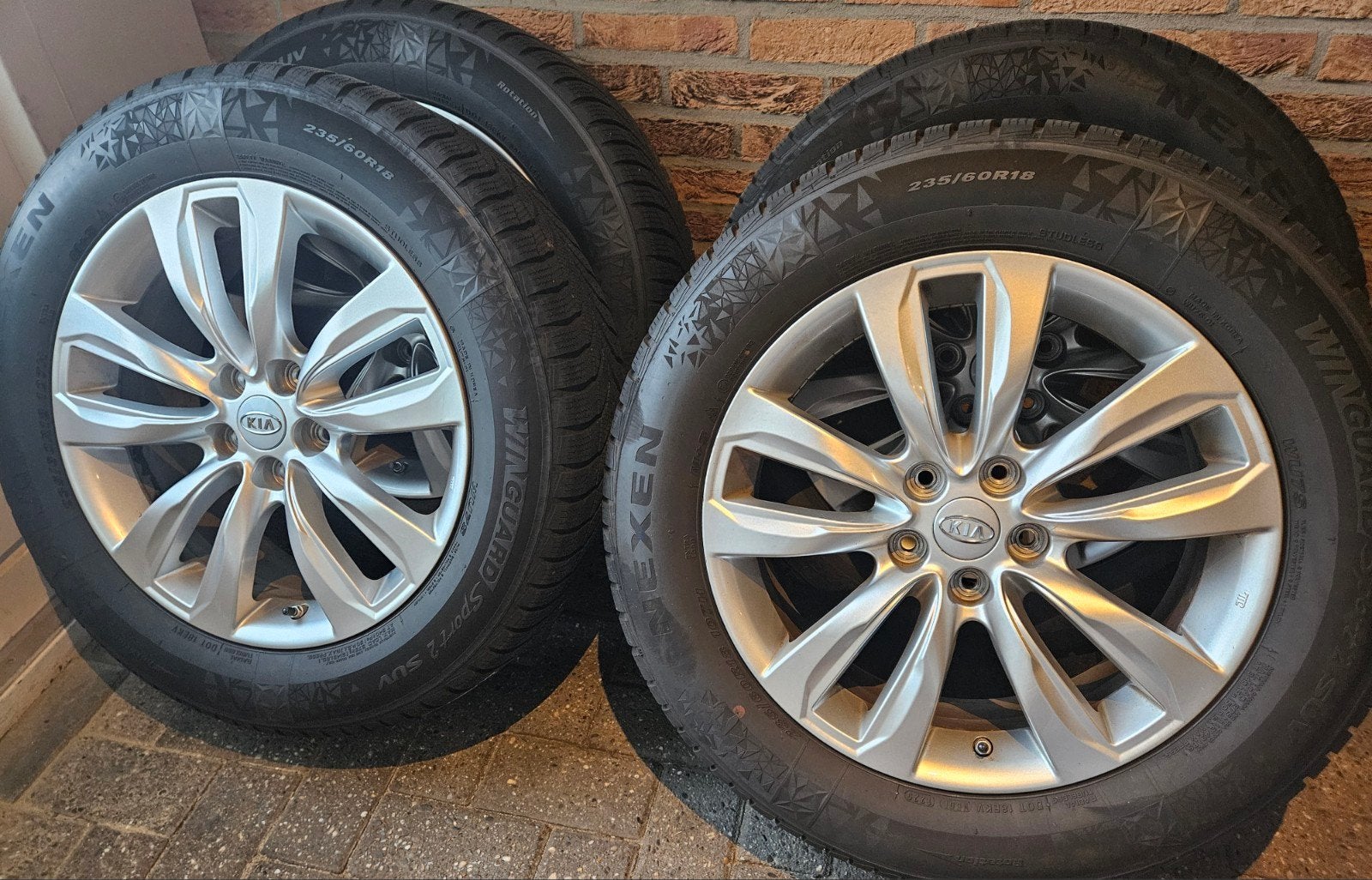 Kit hiver KIA Sorento 18 pouces 5x114,3 Nexen profil 8 mm TP, Autos : Pièces & Accessoires, Enlèvement, Mazda