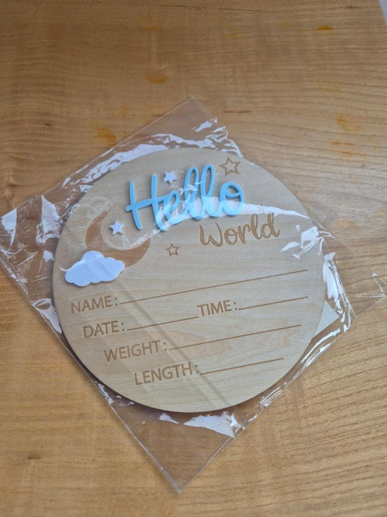 Plaatje newborn hello world foto, Boeken, Ophalen