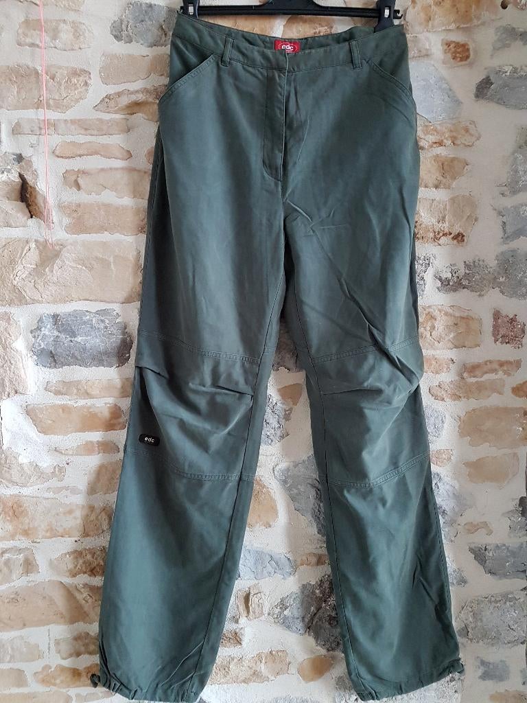 ESPRIT Edc - Pantalon vert - T.40, Taille 38/40 (M), Enlèvement ou Envoi, Vert, Porté