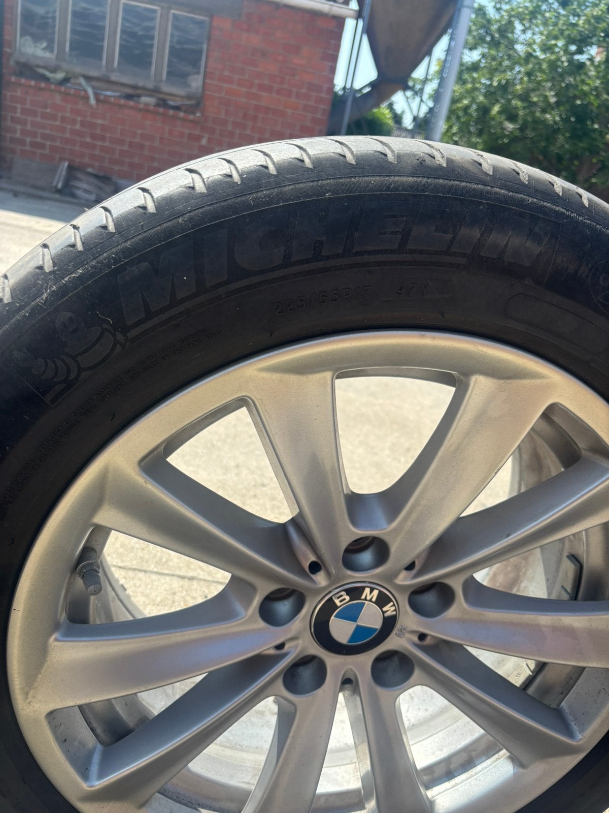 Originele BMW velgen met banden 17”, Auto-onderdelen, Banden en Velgen, Ophalen, Gebruikt, Velg(en), 17 inch