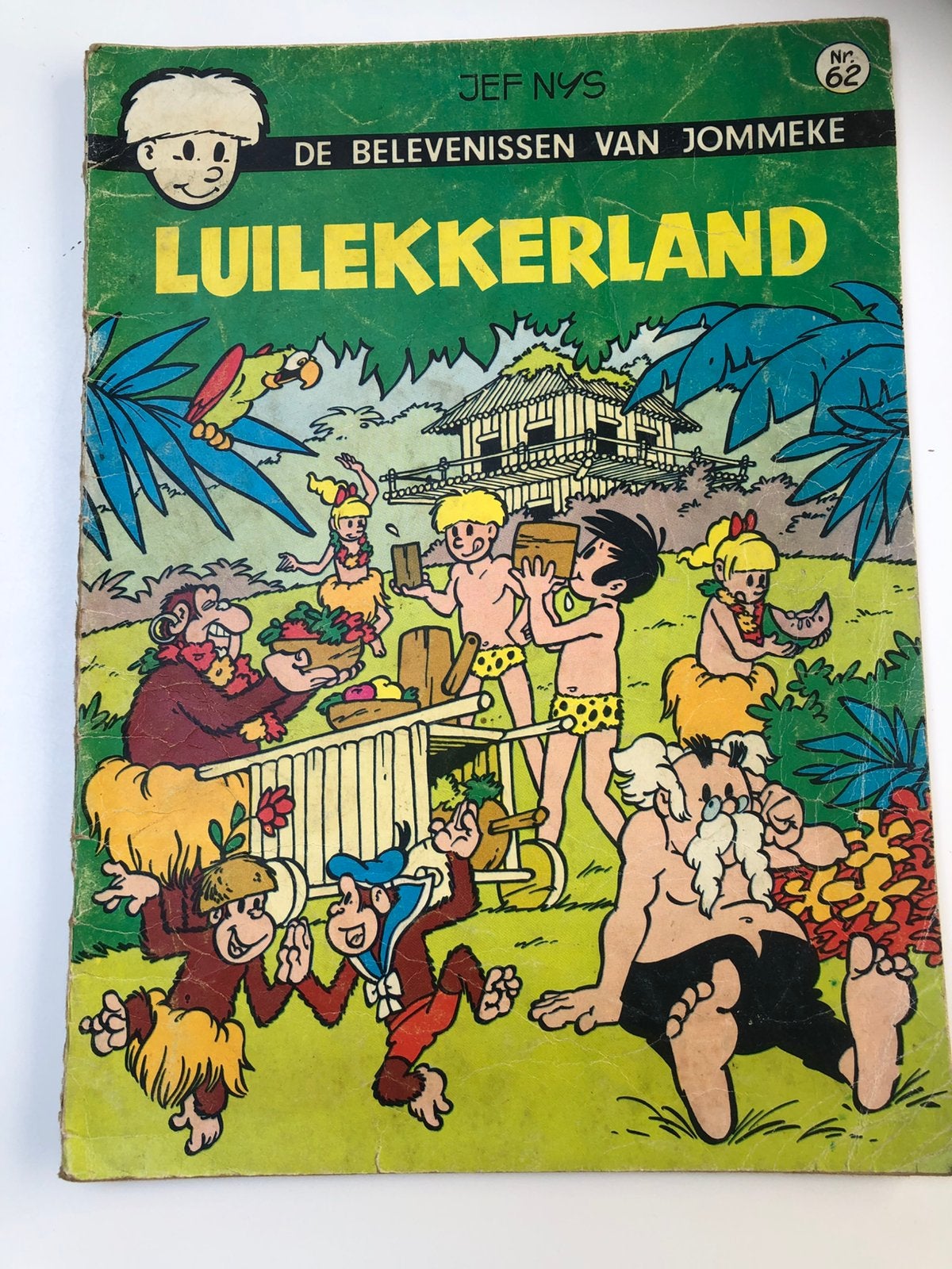 Oude strip Jommeke - 62 - luilekkerland, Une BD, Enlèvement ou Envoi, Utilisé