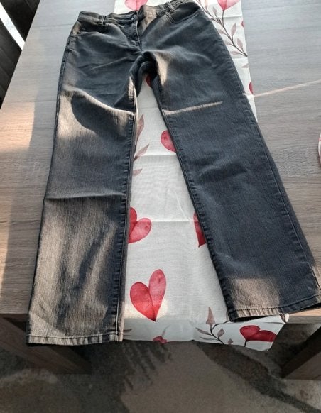 Canda antraciet jeans medium, Kleding | Dames, Maat 38/40 (M), Ophalen of Verzenden, Zo goed als nieuw, Grijs