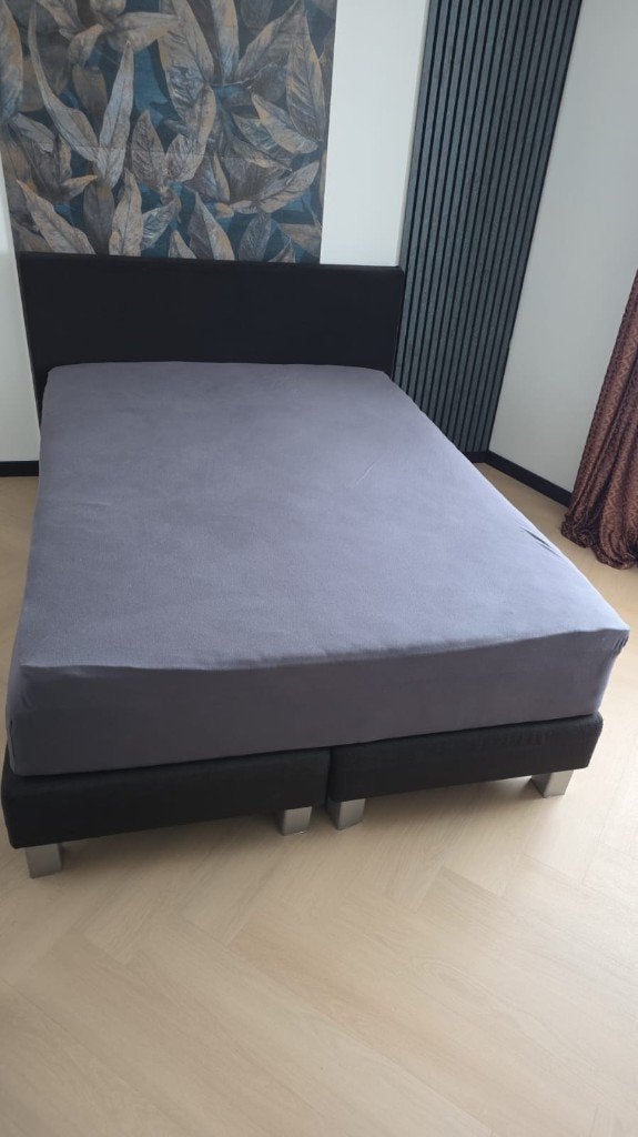 Bed compleet, Huis en Inrichting, Ophalen, Gebruikt, 140 cm, Twijfelaar