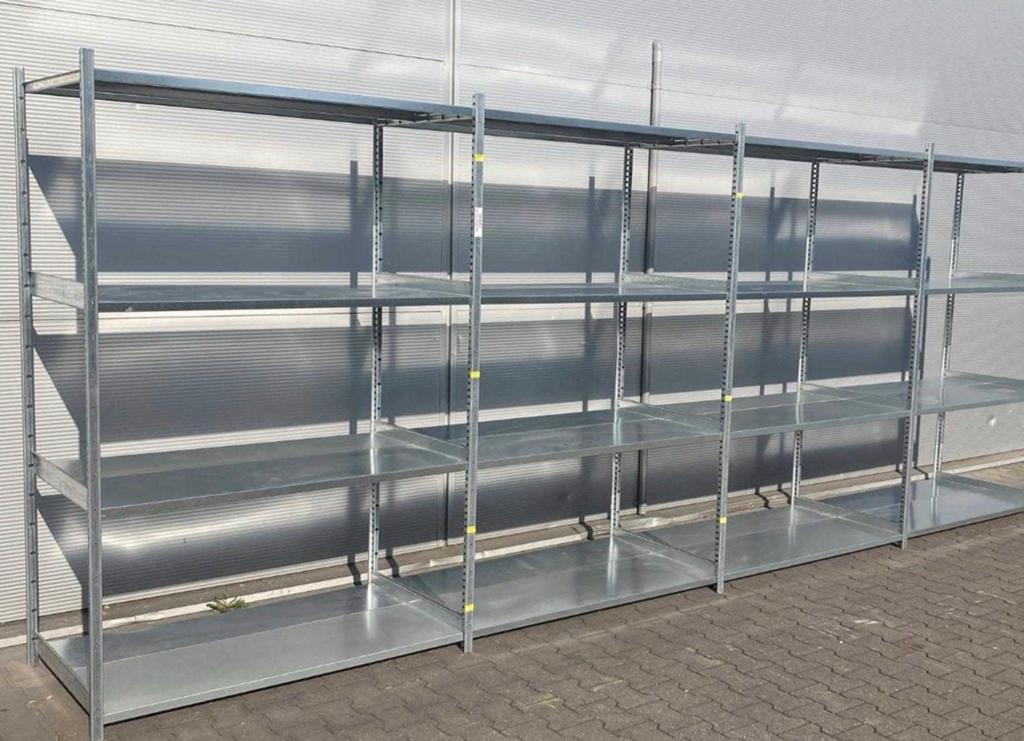 Nieuwe RVS legbordstelling 5m x 70cm x 2m, Ophalen