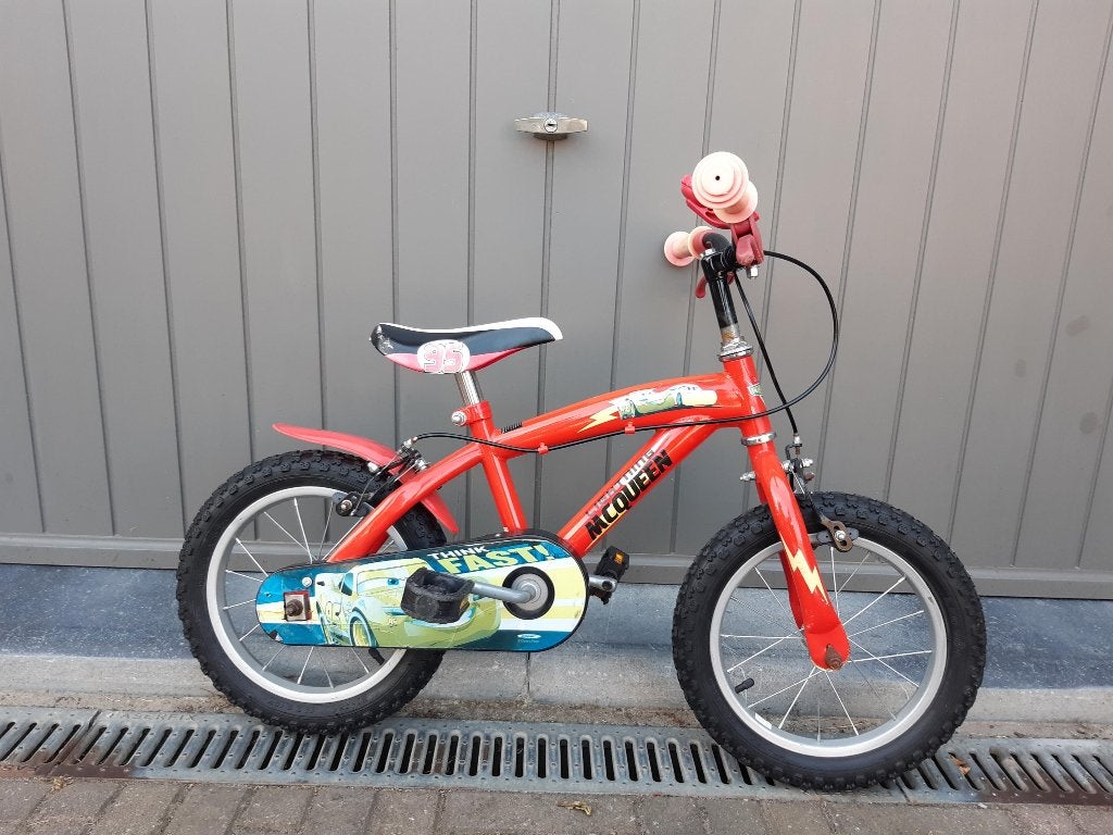KINDERFIETS  14  INCH, Enlèvement, Utilisé, Frein sur jante, Moins de 16 pouces