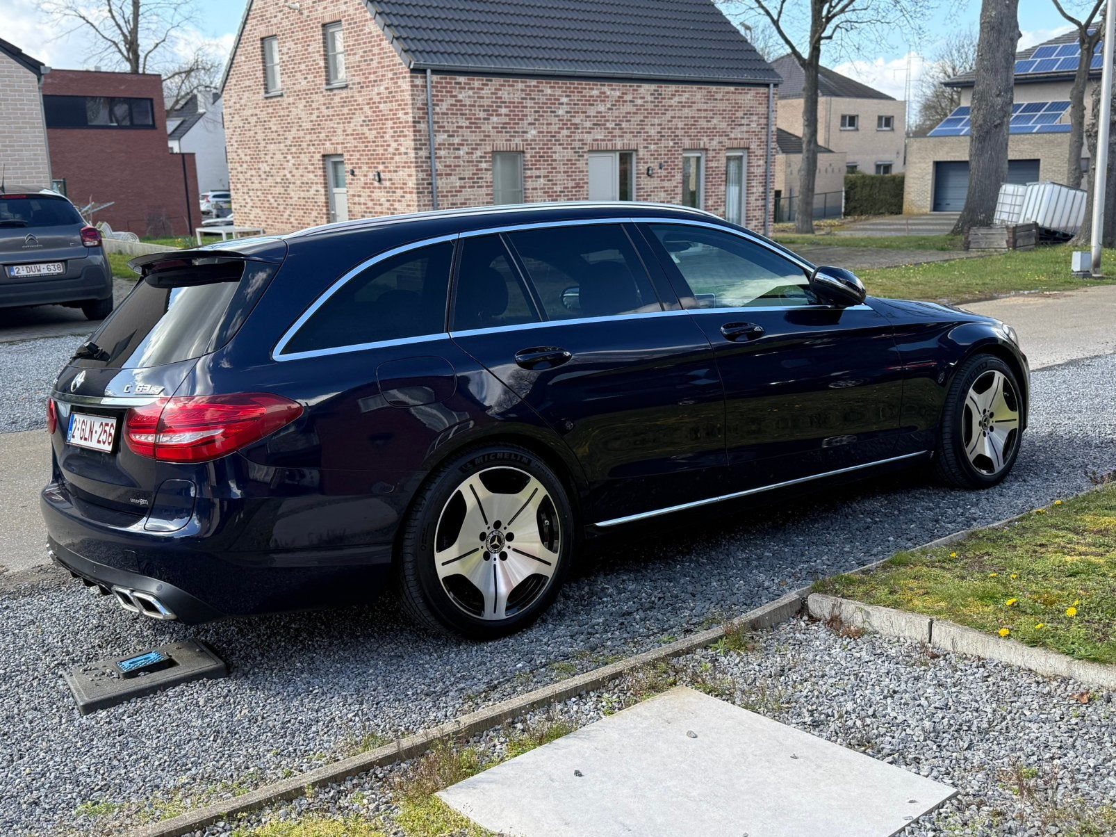 Mercedes C350 plug in hybride, Automaat, Achterwielaandrijving, 4 cilinders, Blauw