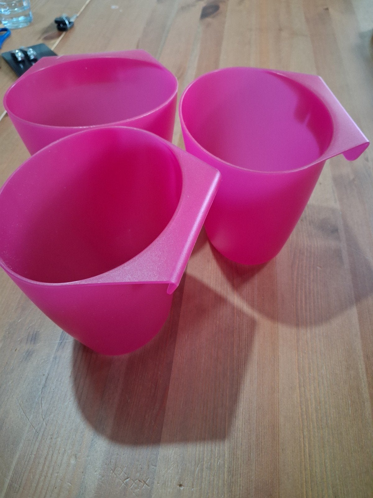3 plateaux Ikea Bygel roses, Enlèvement ou Envoi