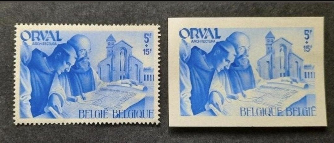 België: OBP 567A/67B ** Orval 1941., Orginele gom, Ophalen of Verzenden, Zonder stempel, Postfris