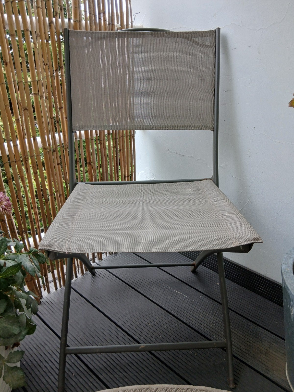 2 stoeltjes opvouwbaar voor terras of camping, Caravans en Kamperen, Kampeermeubelen, Ophalen, Gebruikt, Campingstoel
