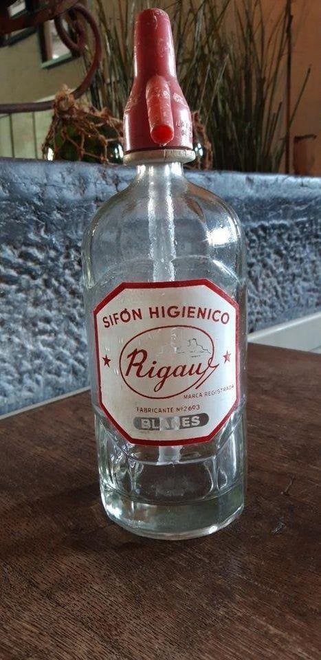 Flacon pulvérisateur à siphon Rigau de Blanes, Antiquités & Art, Enlèvement ou Envoi